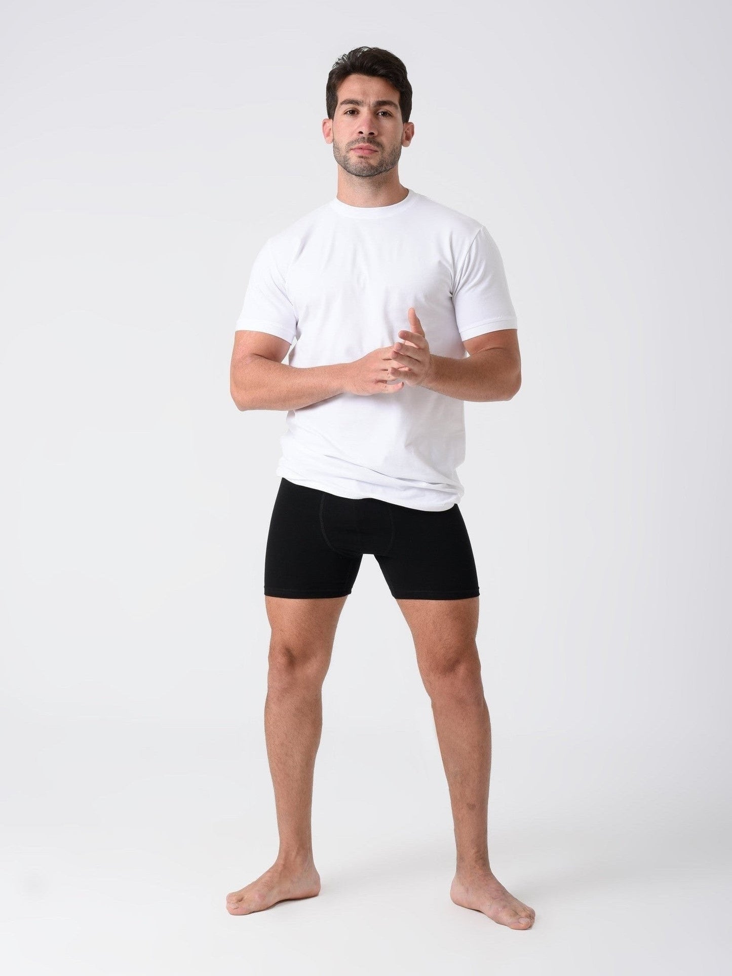 NILLOOM MERCERISED Slim-Fit Egyptian Cotton Crew Neck Half Sleeve Undershirt